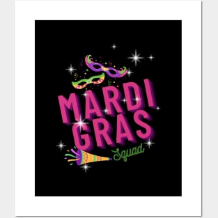 Mardi Gras squad Posters and Art